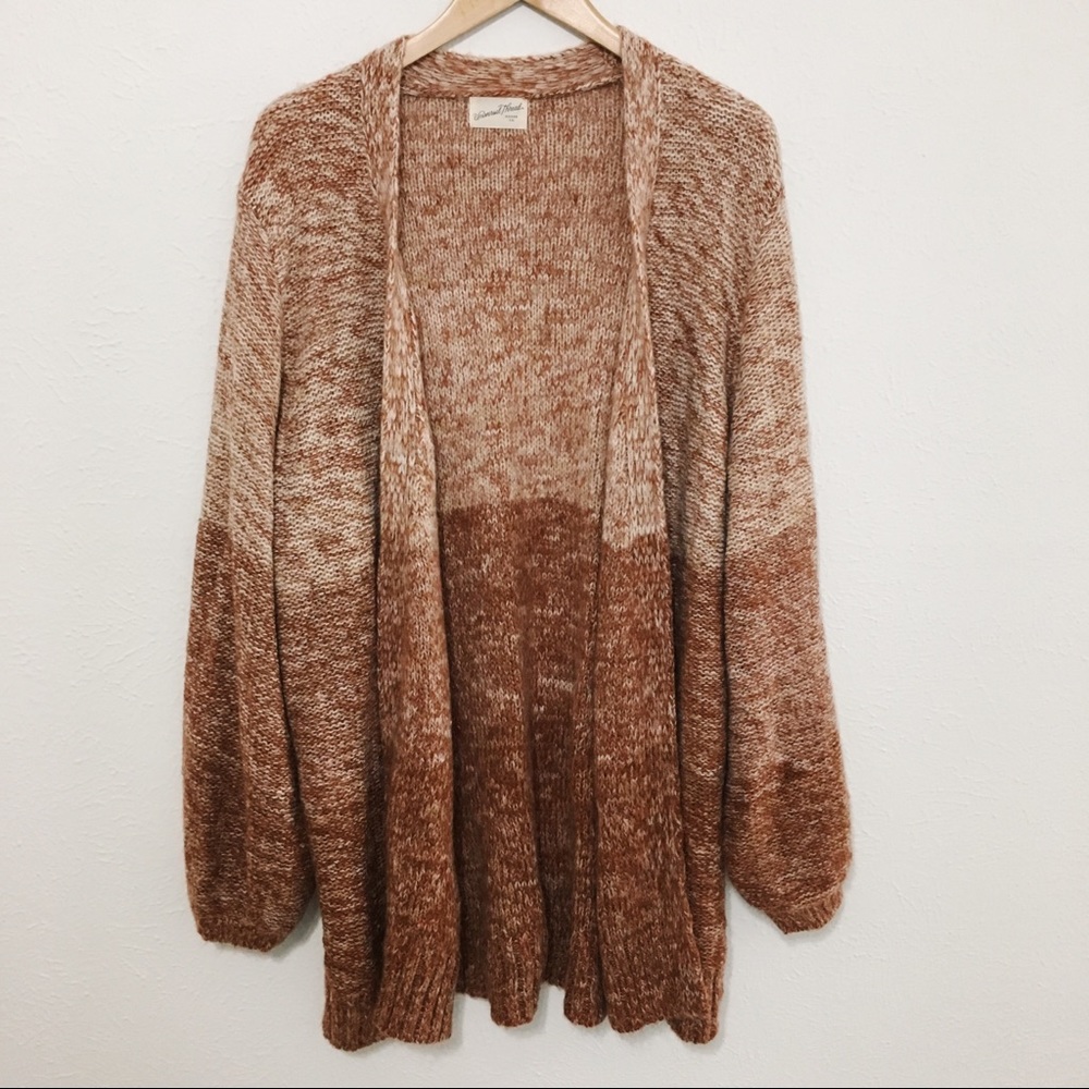 Cozy Ombré Red Grandpa Cardigan - Universal Thread